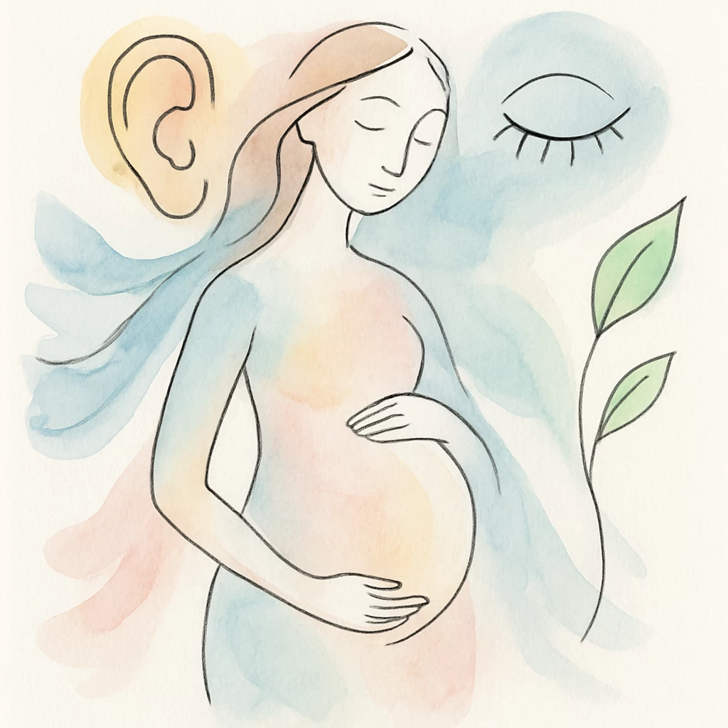 Desarrollo del pensamiento: equilibrando lo sensorial en el embarazo