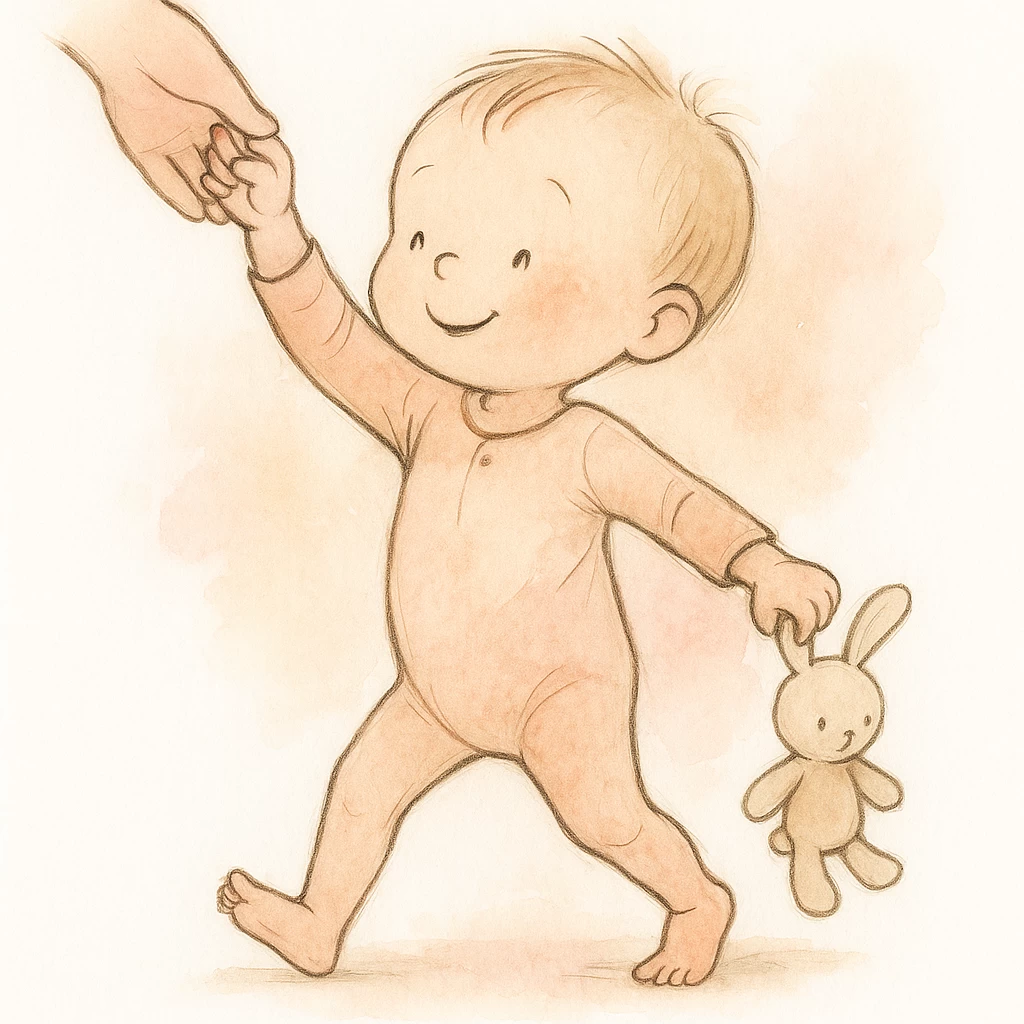 Desarrollo físico a los 1 año: Logrando la postura erguida y primeros pasos