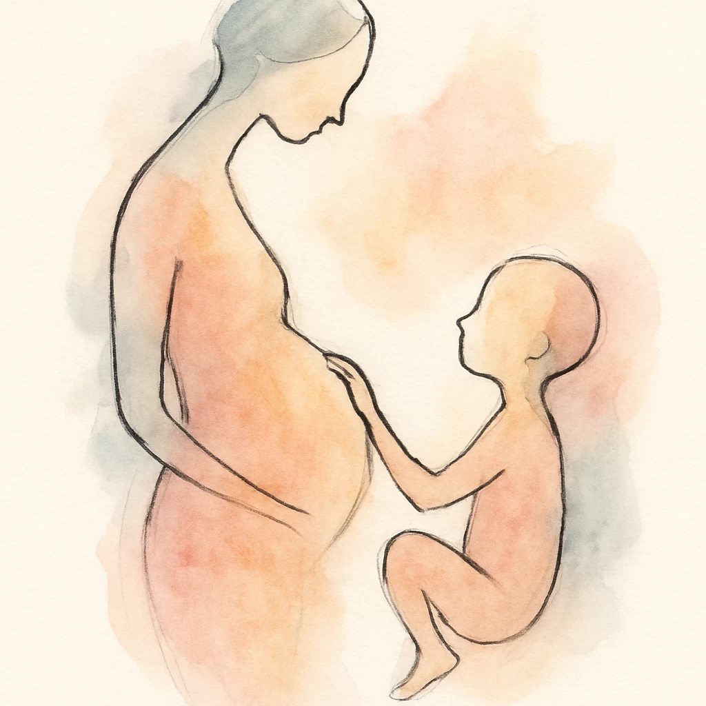 Imitación y admiración: Adoptando el rol de guía en el embarazo